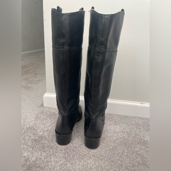 Louise et cie black leather lo-verrah knee high riding boots 38.5 8.5 - Picture 4 of 8